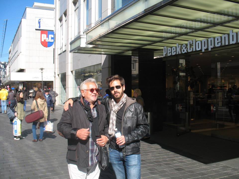 Ovidiu alaturi de fiul sau, Alexander