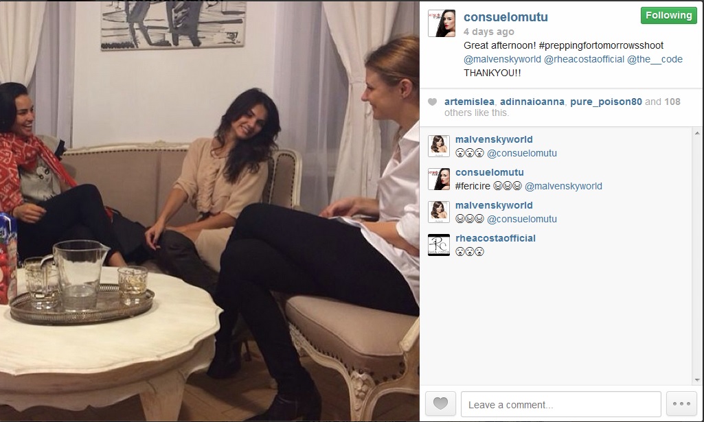 Consuelo s-a imprietenit cu Malvina si cu Rhea Costa