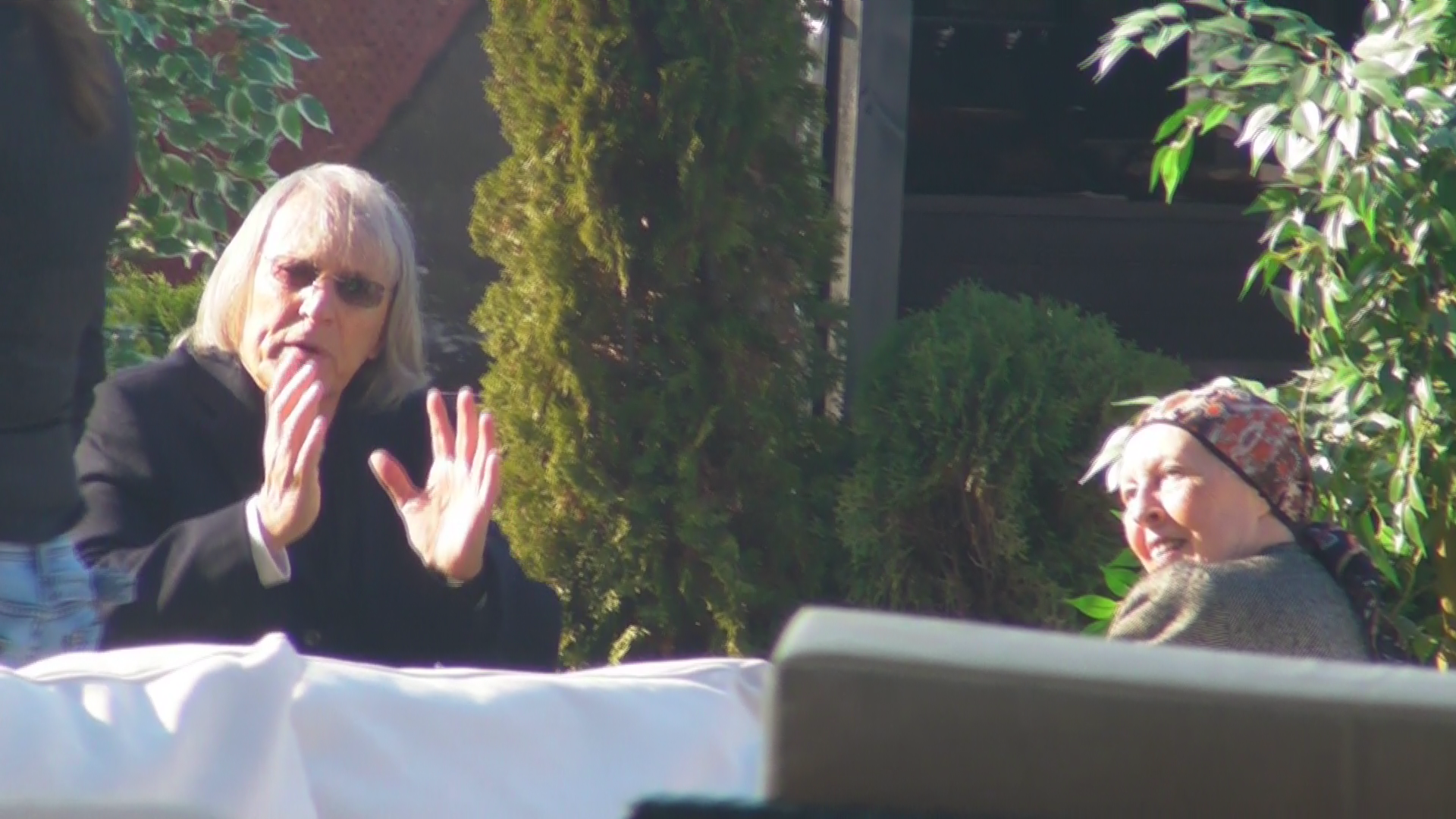 Mihai si Ileana Constantinescu au iesit la o cafenea din mall