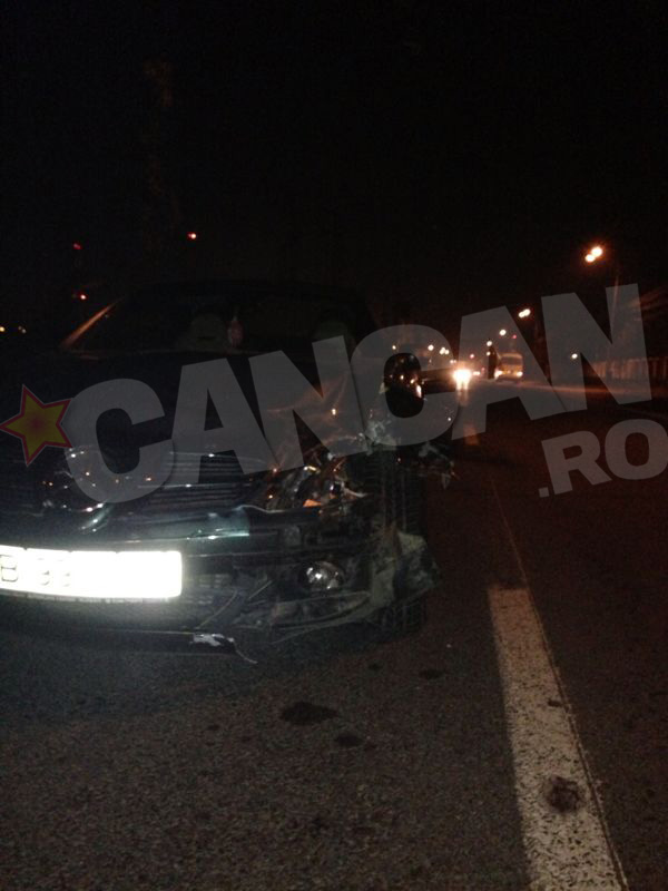 Maşina Sanzianei Buruiana a fost grav avariata