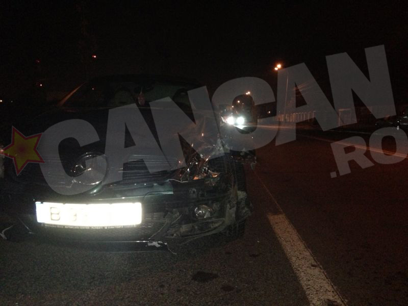 Autoturismul a fost dus la un service auto. Vedeta nu are asigurae şi va fi nevoită să scoată bani grei din buzunare