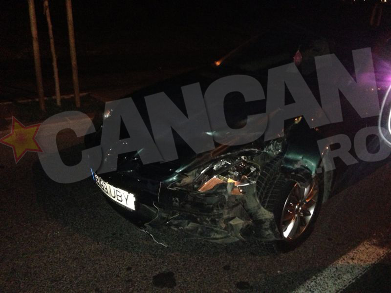 Autoturismul a fost făcut praf