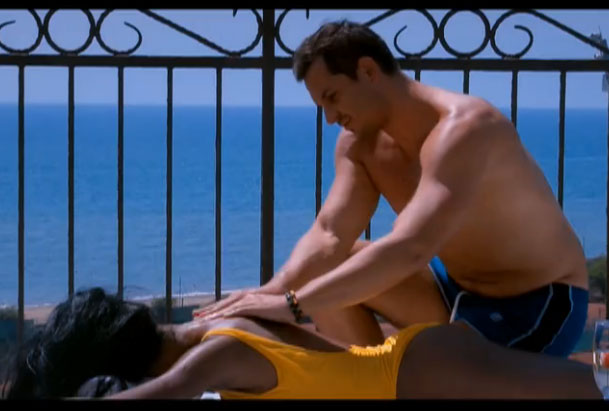 Laurette a beneficiat de un masaj din partea lui Ciprian