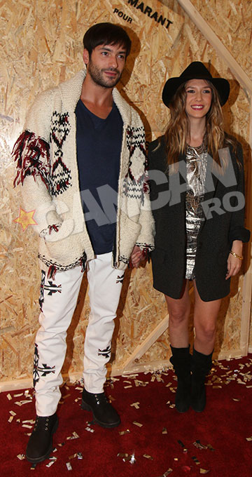 Adela si Radu au venit la eveniment asortati