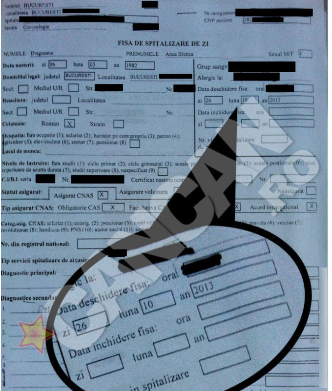 Blonda a renuntat la sarcina in ziua Sfantului Dumitru