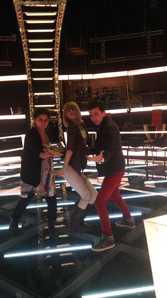 Felix, alaturi de prietenii si colegii sai de la 