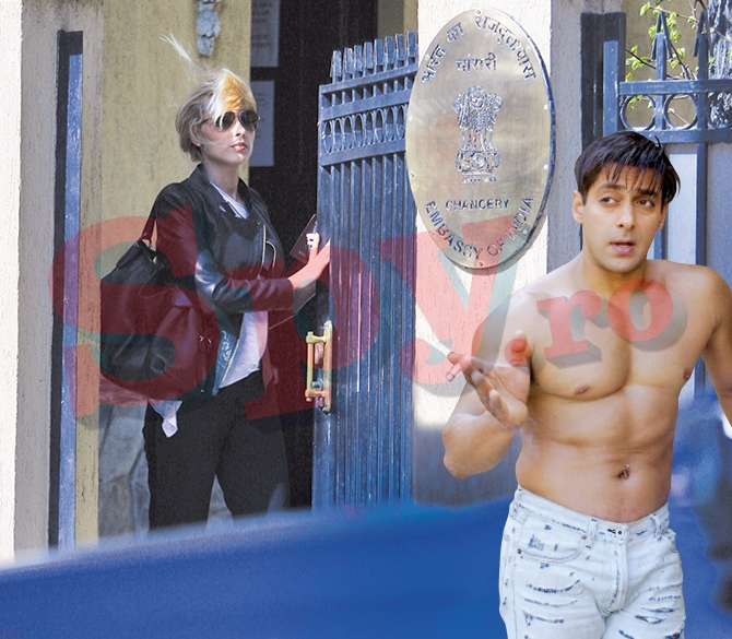 Acum doua luni, Iulia Vantur a fost fotografiata intrand in Ambasada Indiei, probabil pentru a-i lua viza