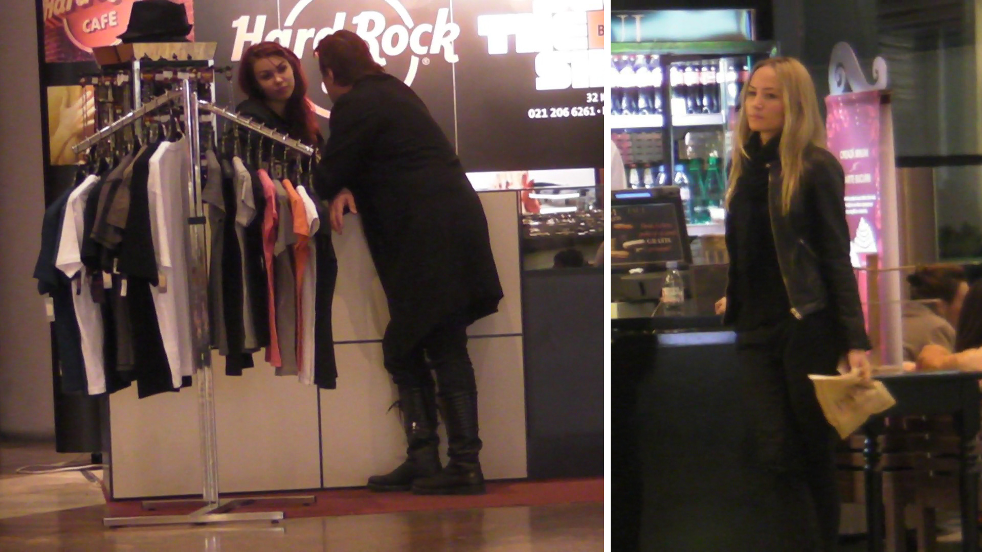 In timp ce Octavia statea la rand, Marian flirta cu vanzatoarea de la un alt stand