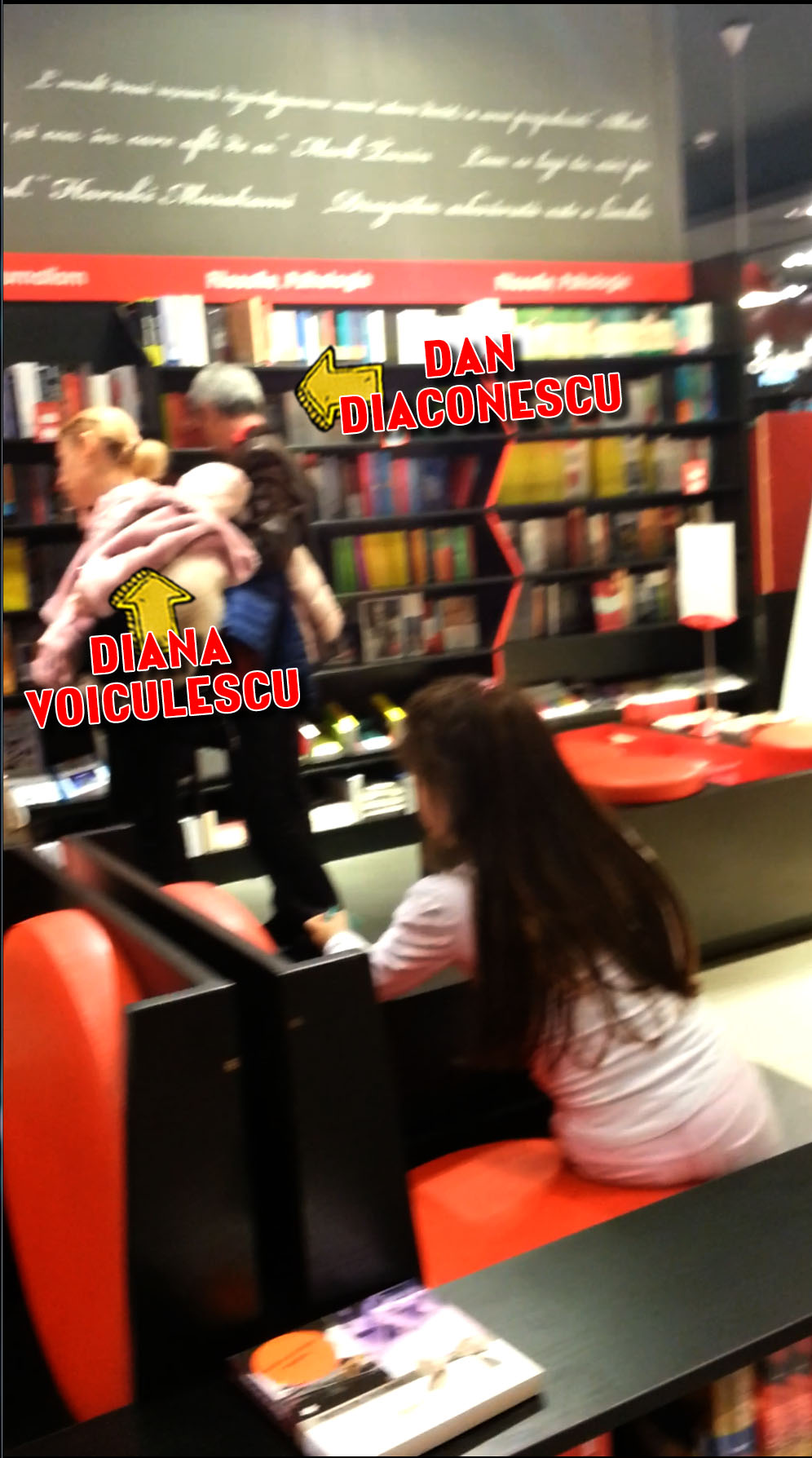 DD a studiat cartile de pe rafturi, alaturi de Diana Voiculescu