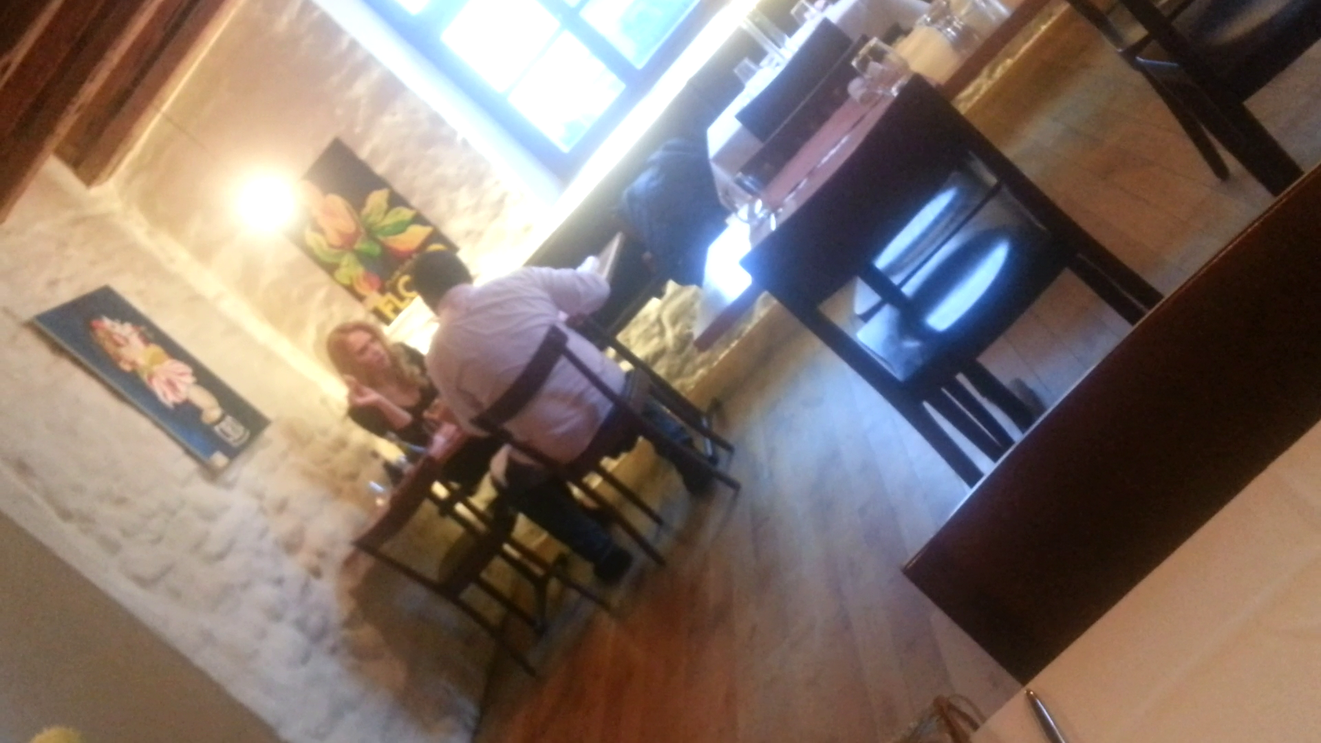 Cei doi s-au oprit la un restaurant din centrul Sibiului