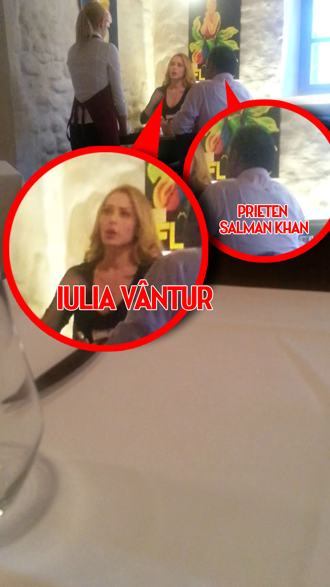 Cei doi a servit mancaruri cu specific italian