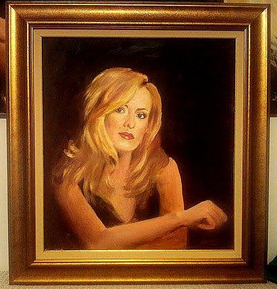 Simona Gherghe a fost pictata de Maria Jarda