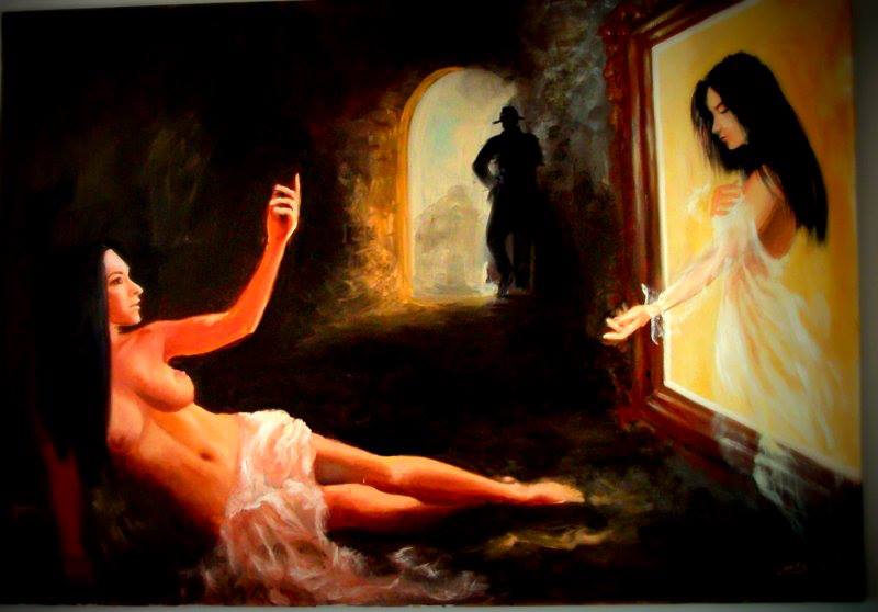 Bijou a fost muza Mariei Jarda pentru un tablou dedicat unei campanii sociale a artistei