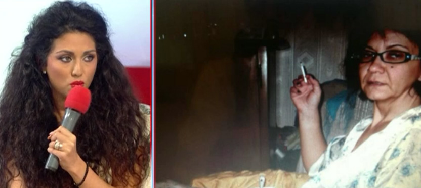 Doinita a prezentat la TV o poza cu femeia care a jefuit-o. Imaginea este facuta intr-o zi in care infractoarea venise la o cafea la mama actritei