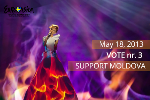 Aliona a avut o rochie deosebita la Eurovisionul de anul acesta