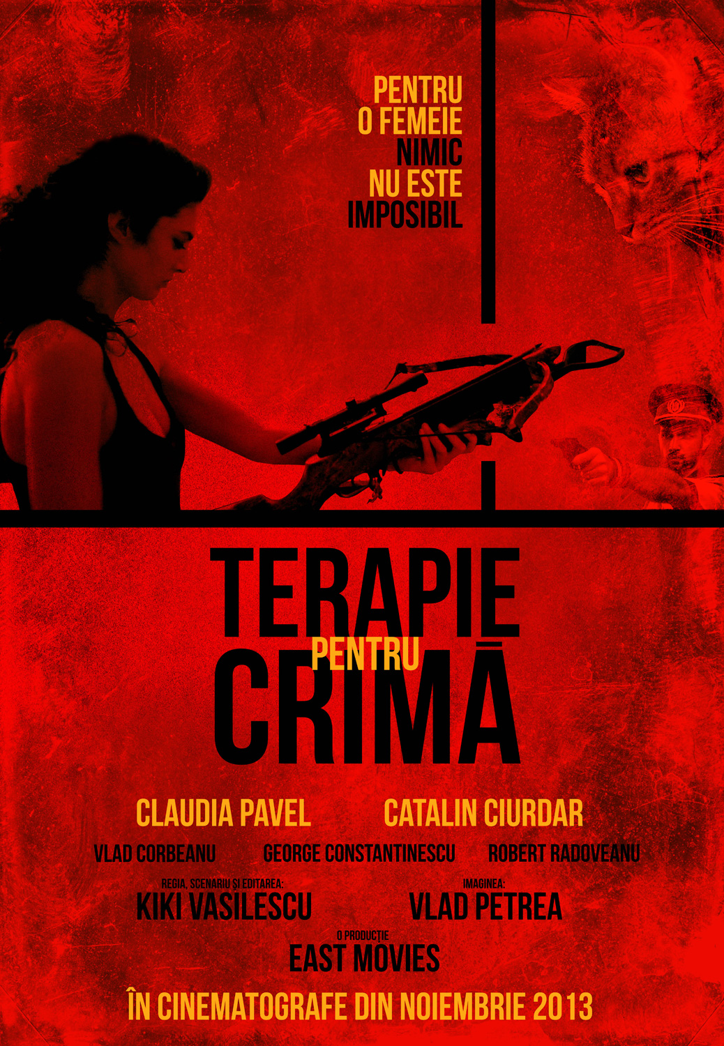 Cream a invatat sa traga cu pistolul special pentru pelicula