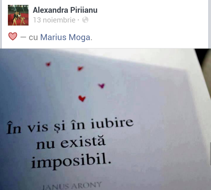 Tanara posteaza tot soiul de mesaje de dragoste