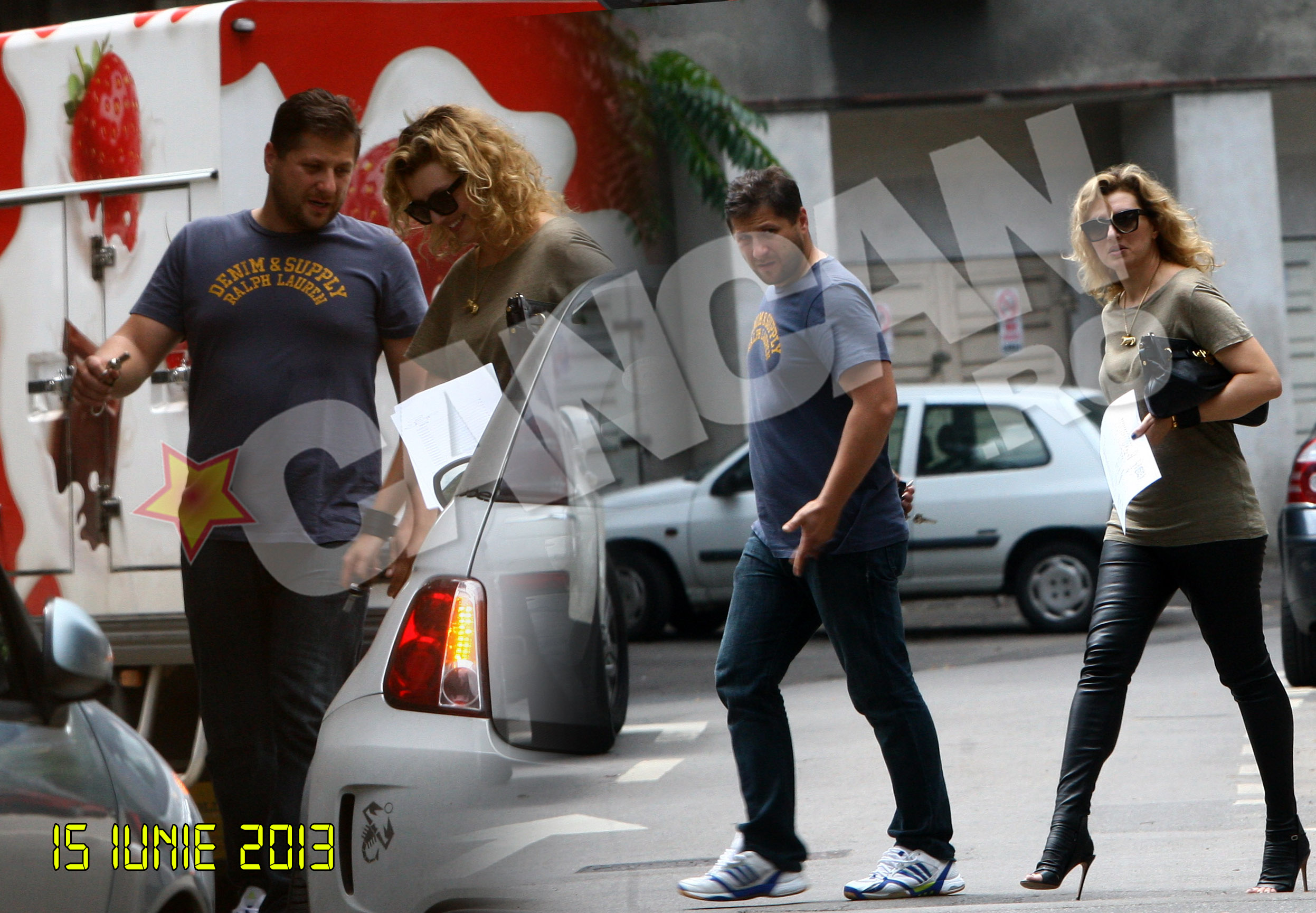 La plecare, Ioana a fost condusa de Radu Pricop pana la masina