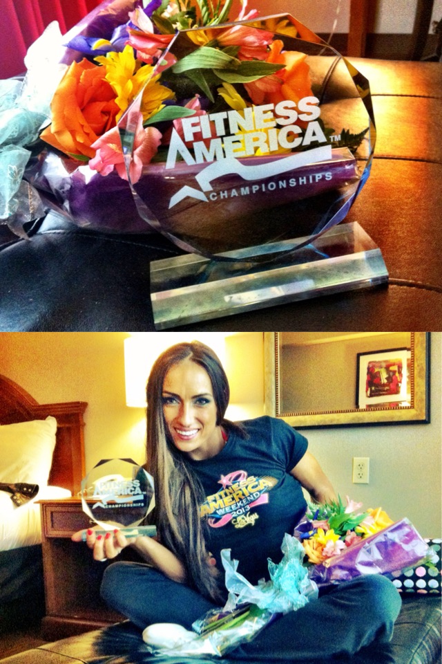 Anca a castigat locul trei la Miss Fitness America
