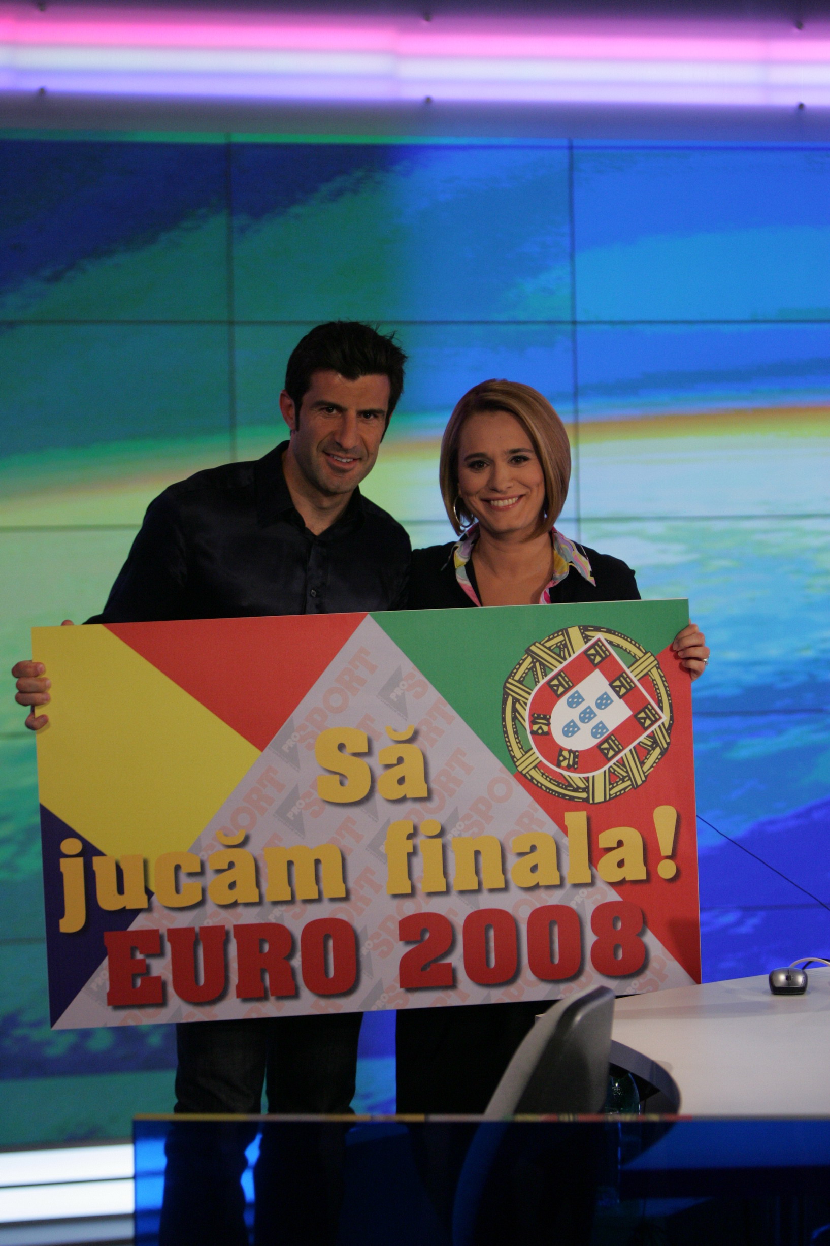 In anul 2008 l-a avut ca oaspete pe fotbalistul Figo