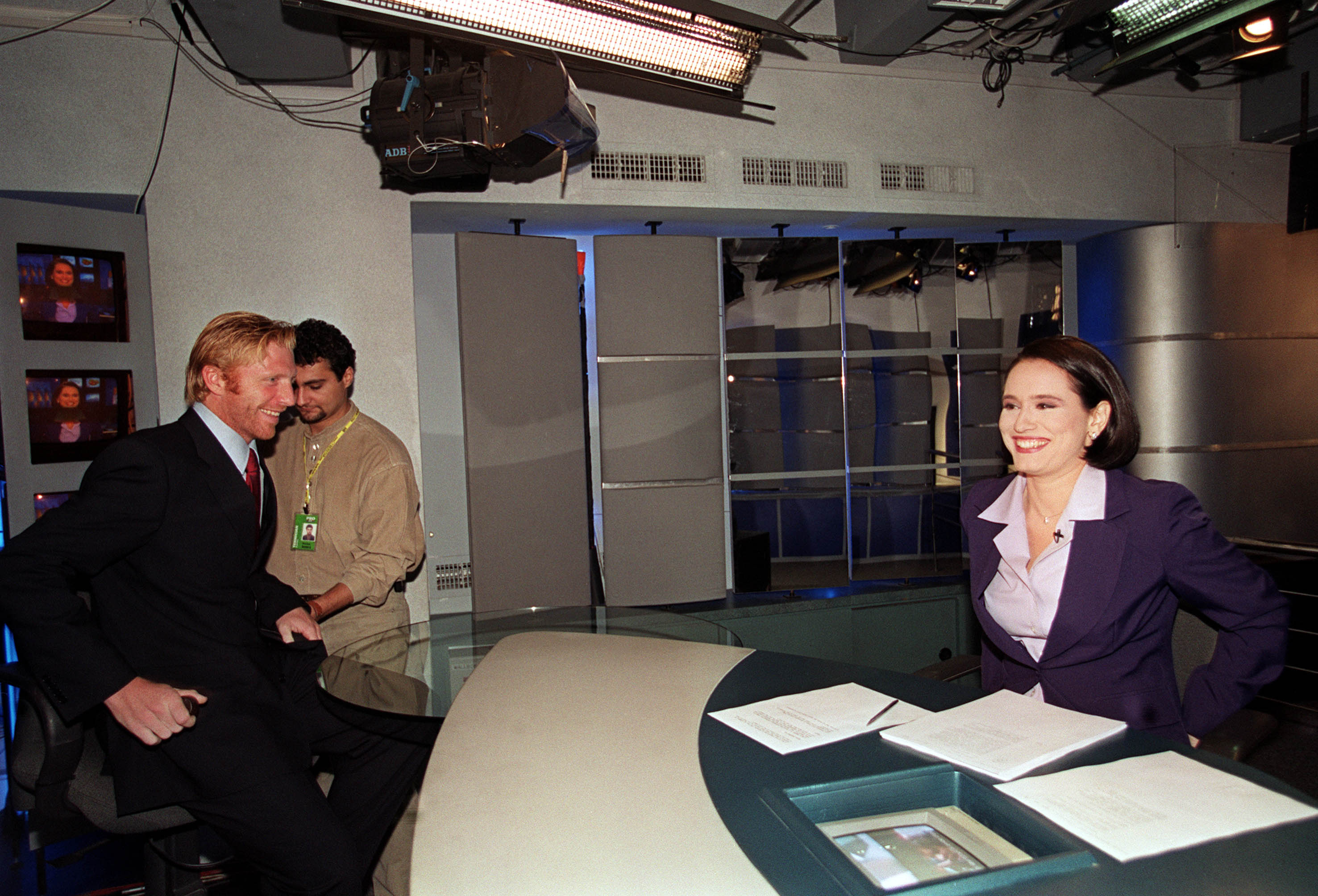 In 1999 alaturi de celebrul tenismen Boris Becker