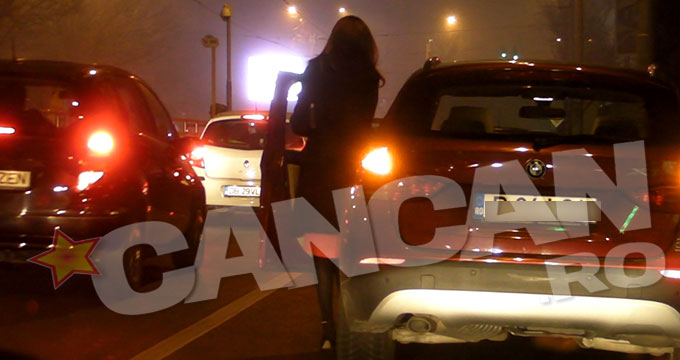 Abia cand s-a intors la masina, prezentatoarea TV si-a dat seama ca blocase jumatate de bulevard si i-a fost destul de greu sa se urce inapoi in masina