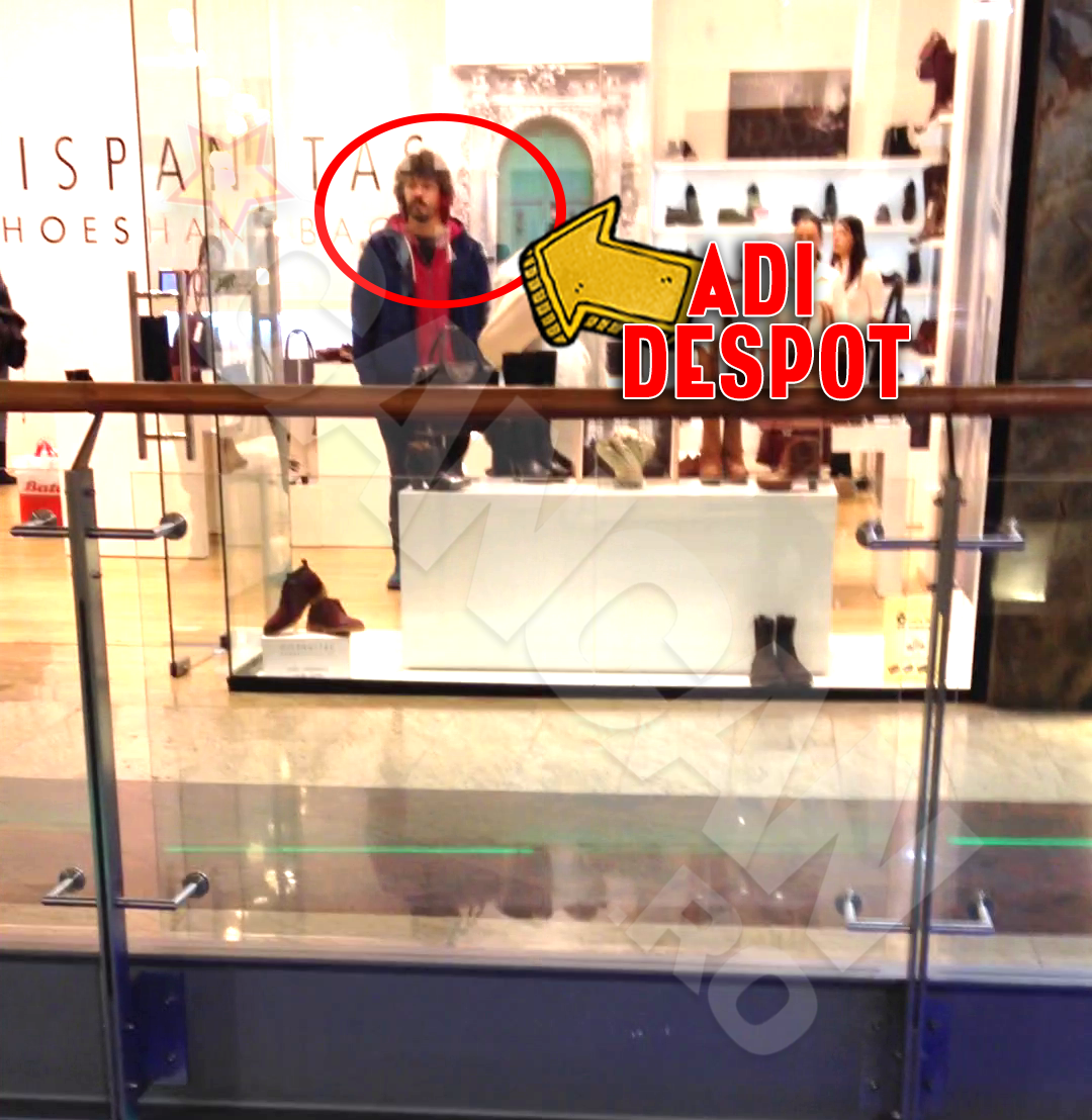 Adi Despot a avut rabdare ca sotia lui sa-si gaseasca pantofii mult visati