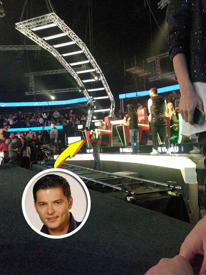 Liviu Varciu a fost prezent in platoul de la 