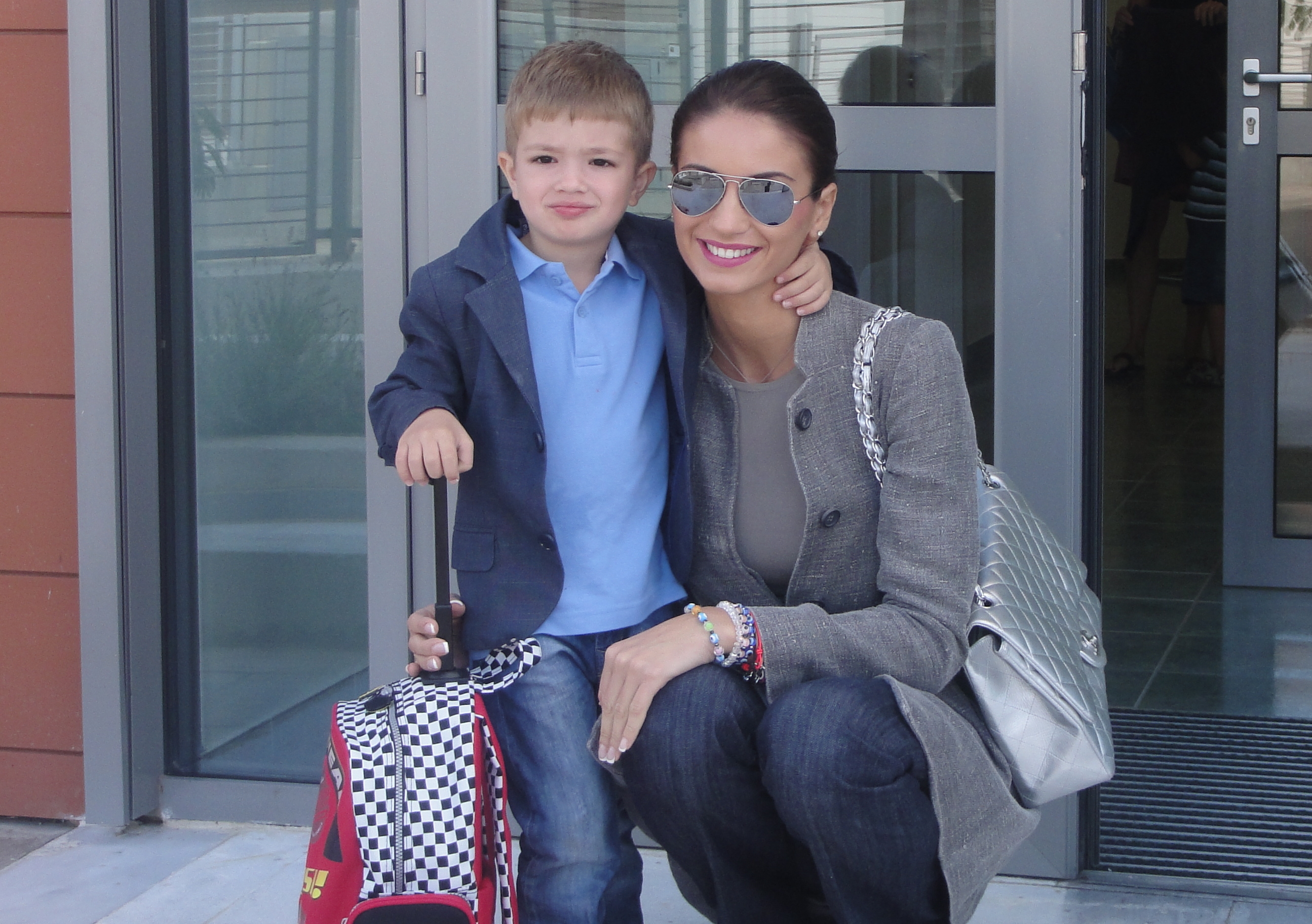 Geanina Ilies si fiul ei Patrick