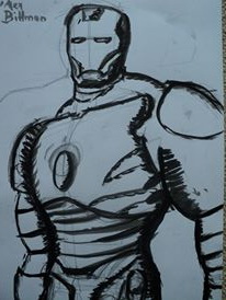 Alex este foarte talentat la desen