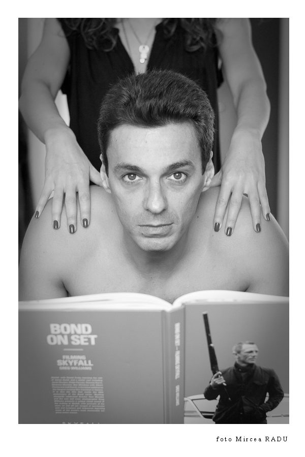 Mircea Badea, fotografiat de Mircea Radu