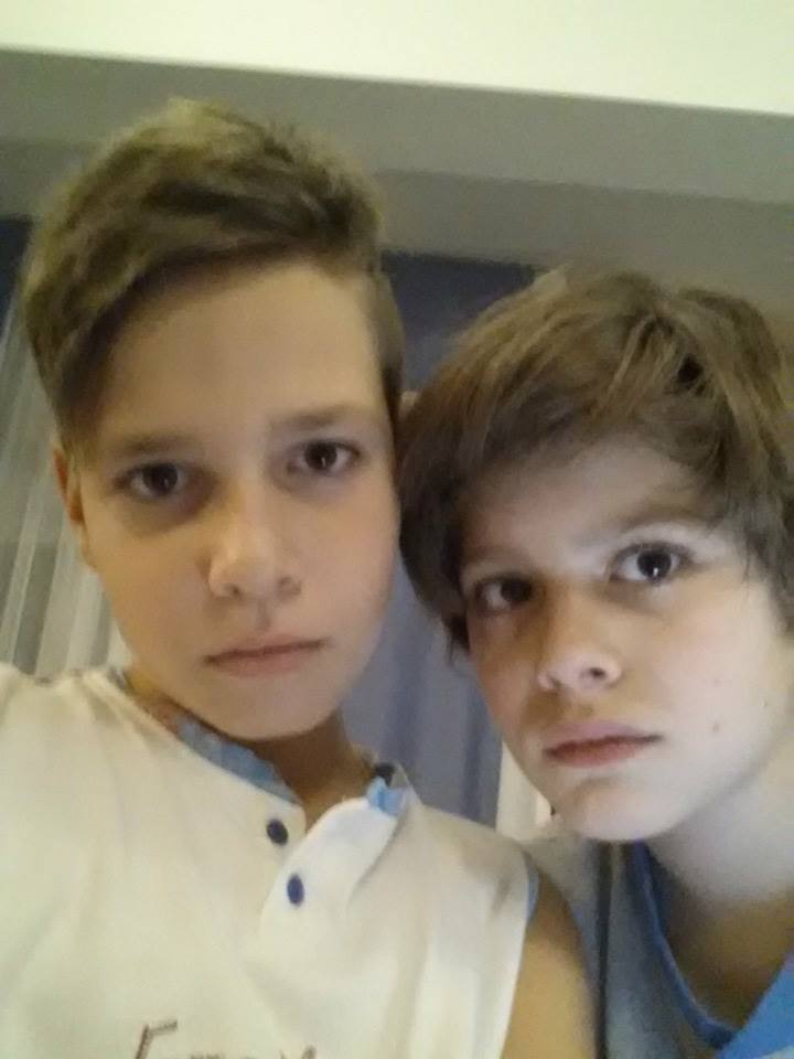 Angelo Borcea (stanga) si Mario Mutu (dreapta)