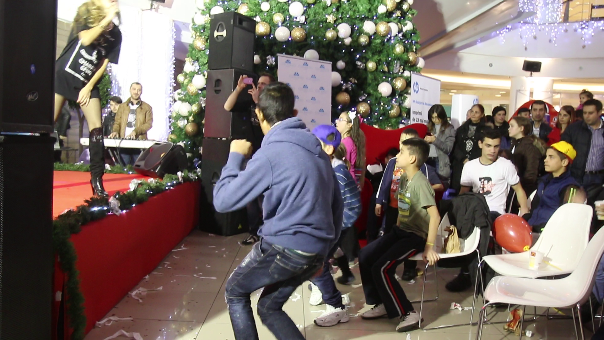 Pustiul si-a demonstrat talentul la dans