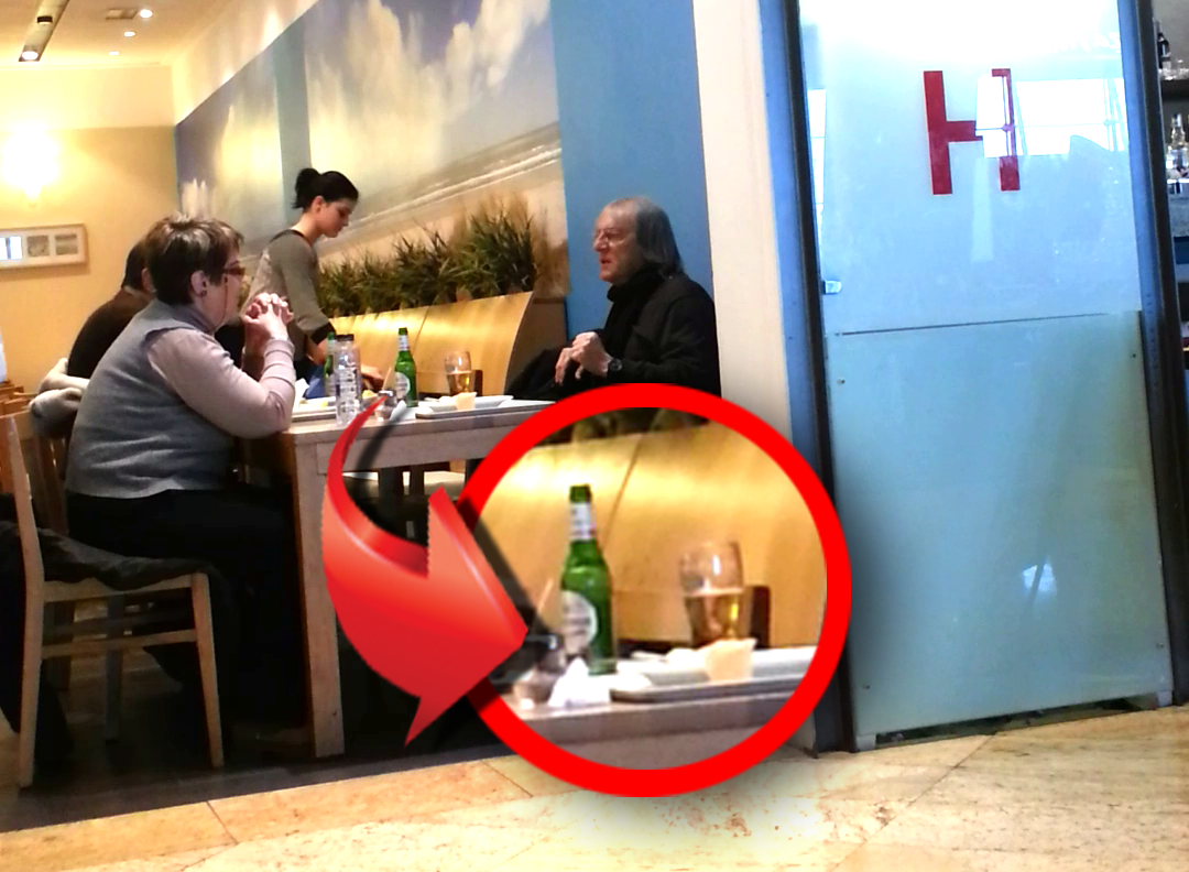 Mihai Constantinescu a iesit la o bere cu o doamna, in mall