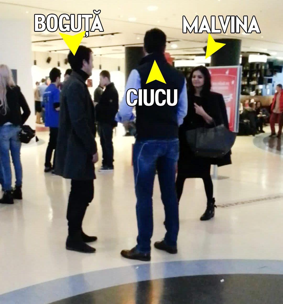 Iubita actorului isi face aparitia