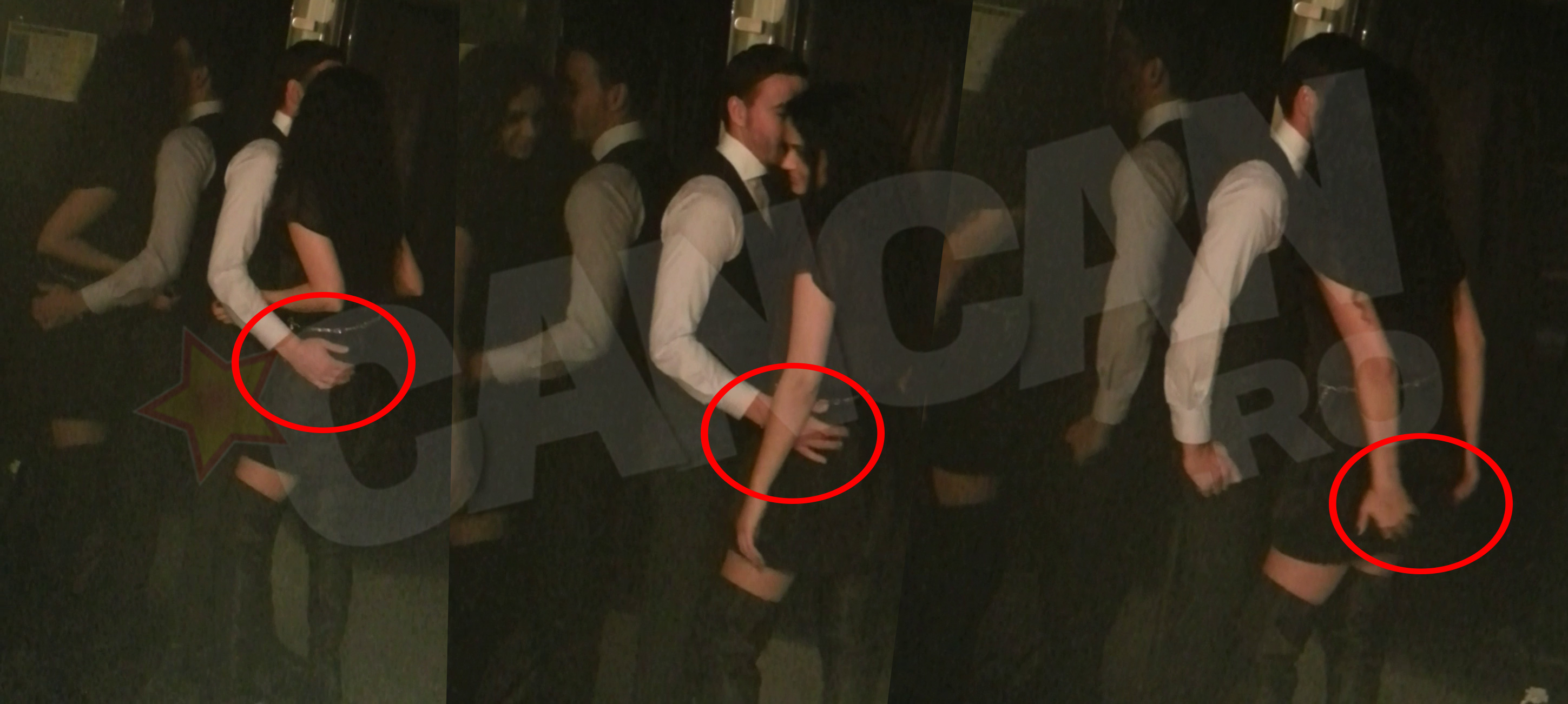 Daca cu frumusetea blonda a fost mai retinut, cu bruneta care l-a agatat in fata toaletei, Printul si-a permis mai multe