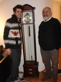 Marius Moga, alaturi de tatal lui, Marius Moga Sr.