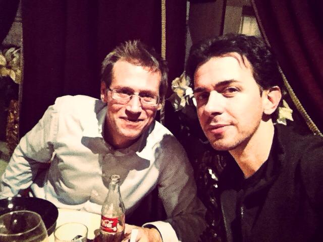 Inainte de Sarbatori, cantaretul si-a vizitat prietenii din Geneva