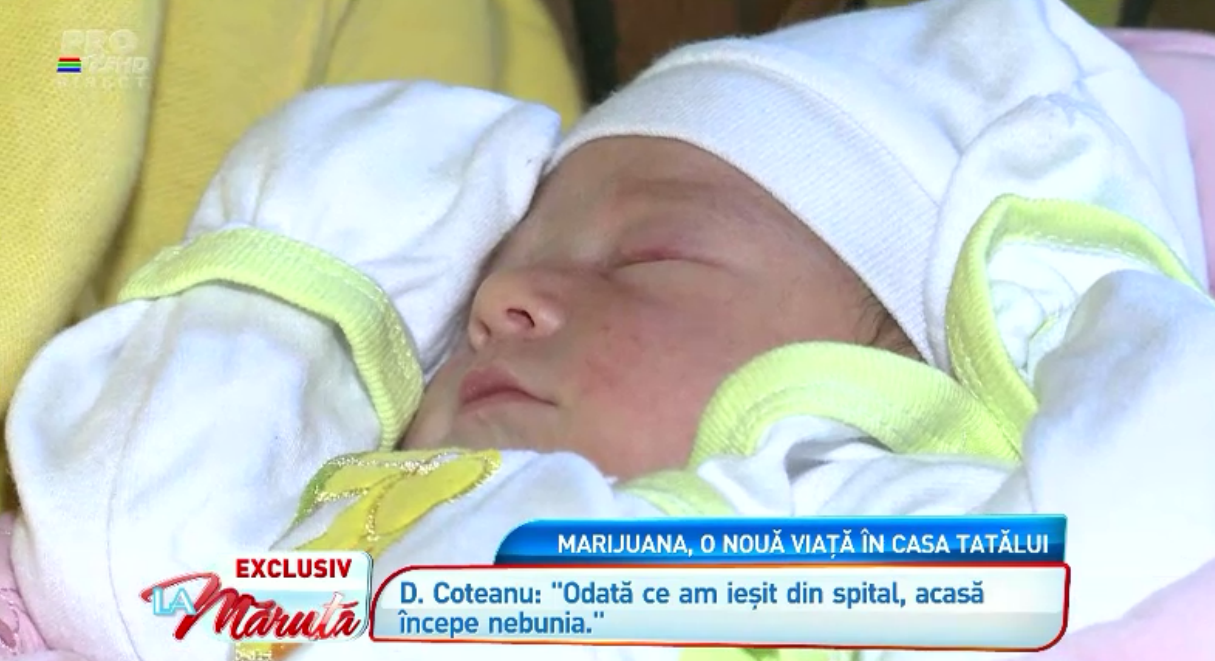 Desi cea de-a doua fetita a Marijuanei are deja aproape opt luni, ea nu a fost crestinata