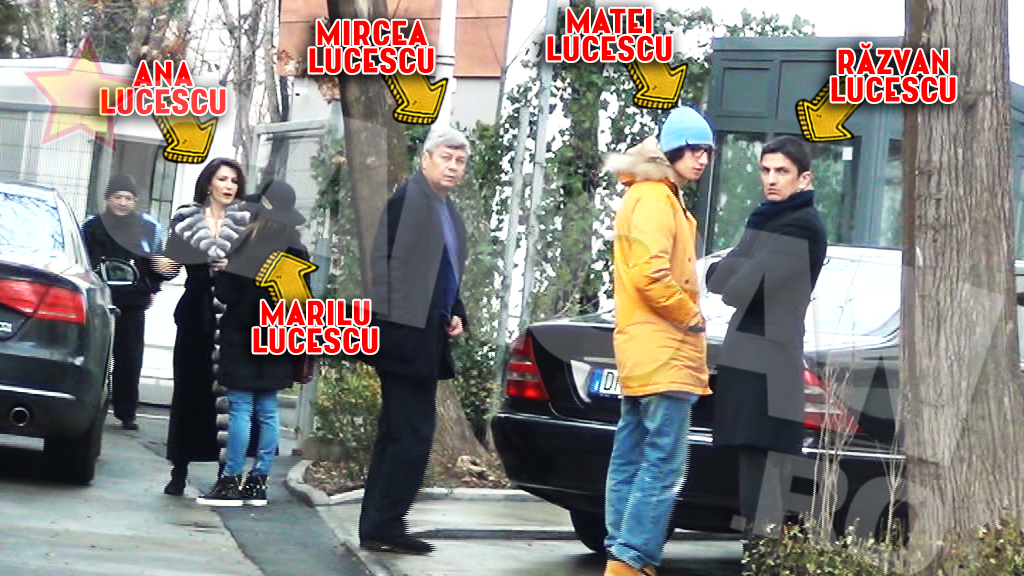 Cei sase membri ai familiei Lucescu s-au reintalnit de sarbatori