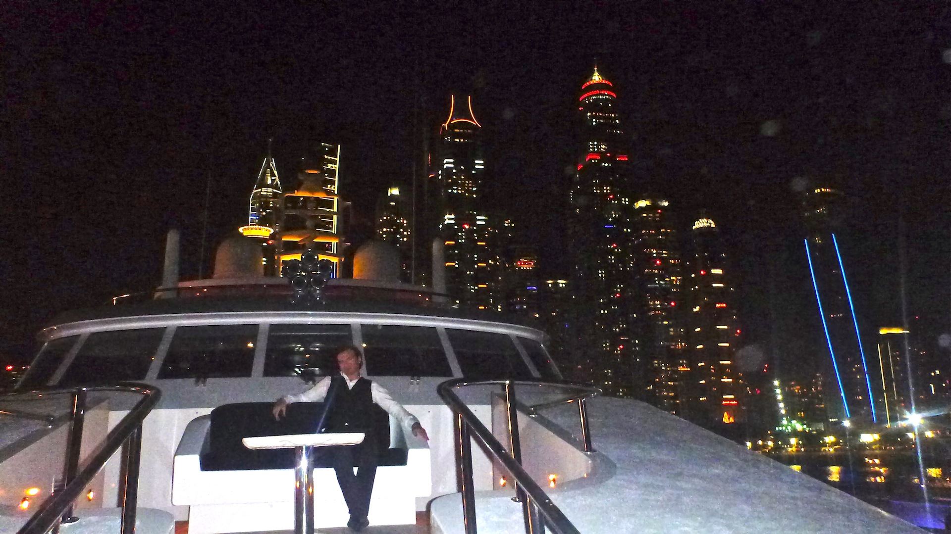 Gheorghe Seran a facut Revelionul pe yacht