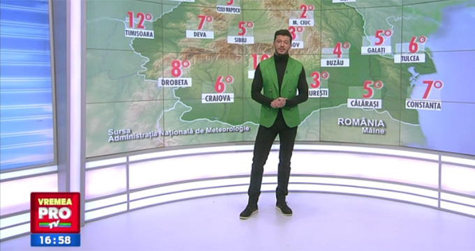 Victor Slav a prezentat vremea abatut