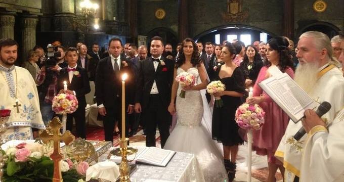 Vlad si Loredana Popescu la nunta