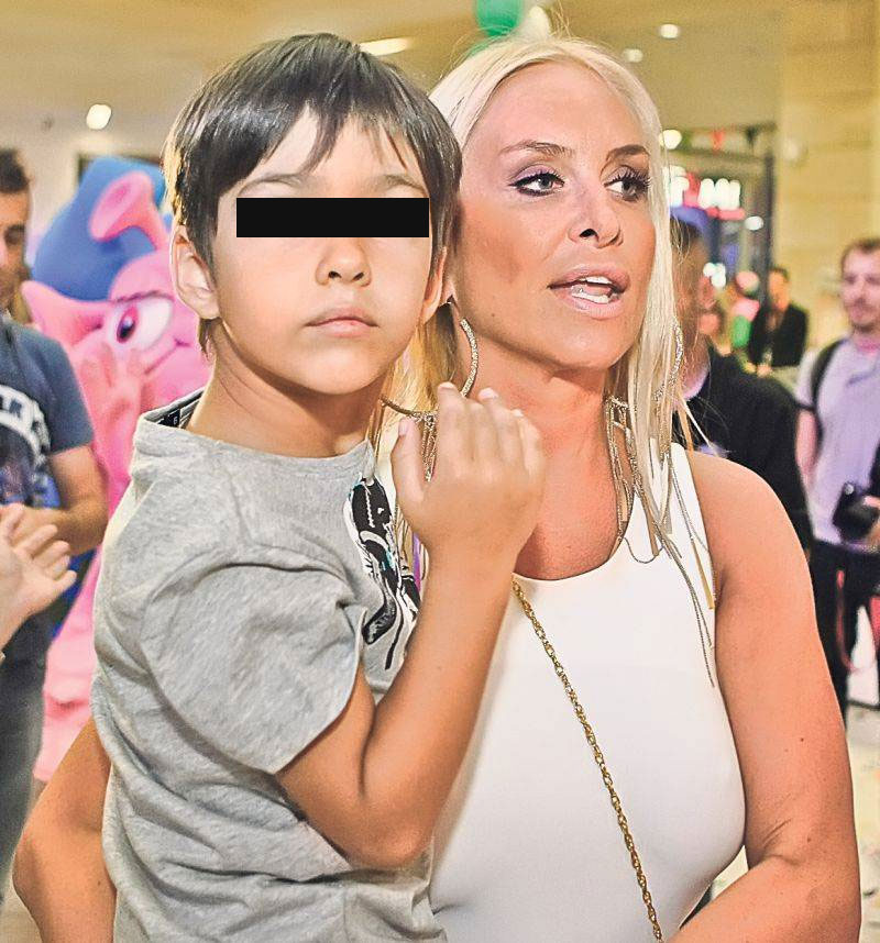 Vica Blochina, alaturi de Edan, fiul lui Victor Piturca