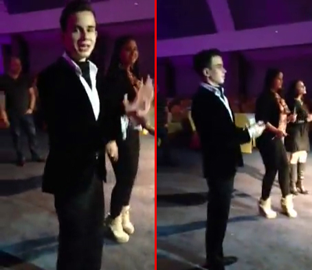 Franco Minune a dansat cu foc pe manelele cantate de Adi Minune si fiul sau, Adita