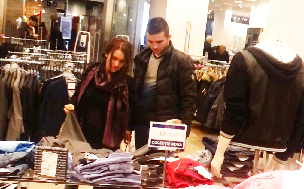 Satena l-a insotit pe Mazare Jr. si in magazinele cu haine de firma