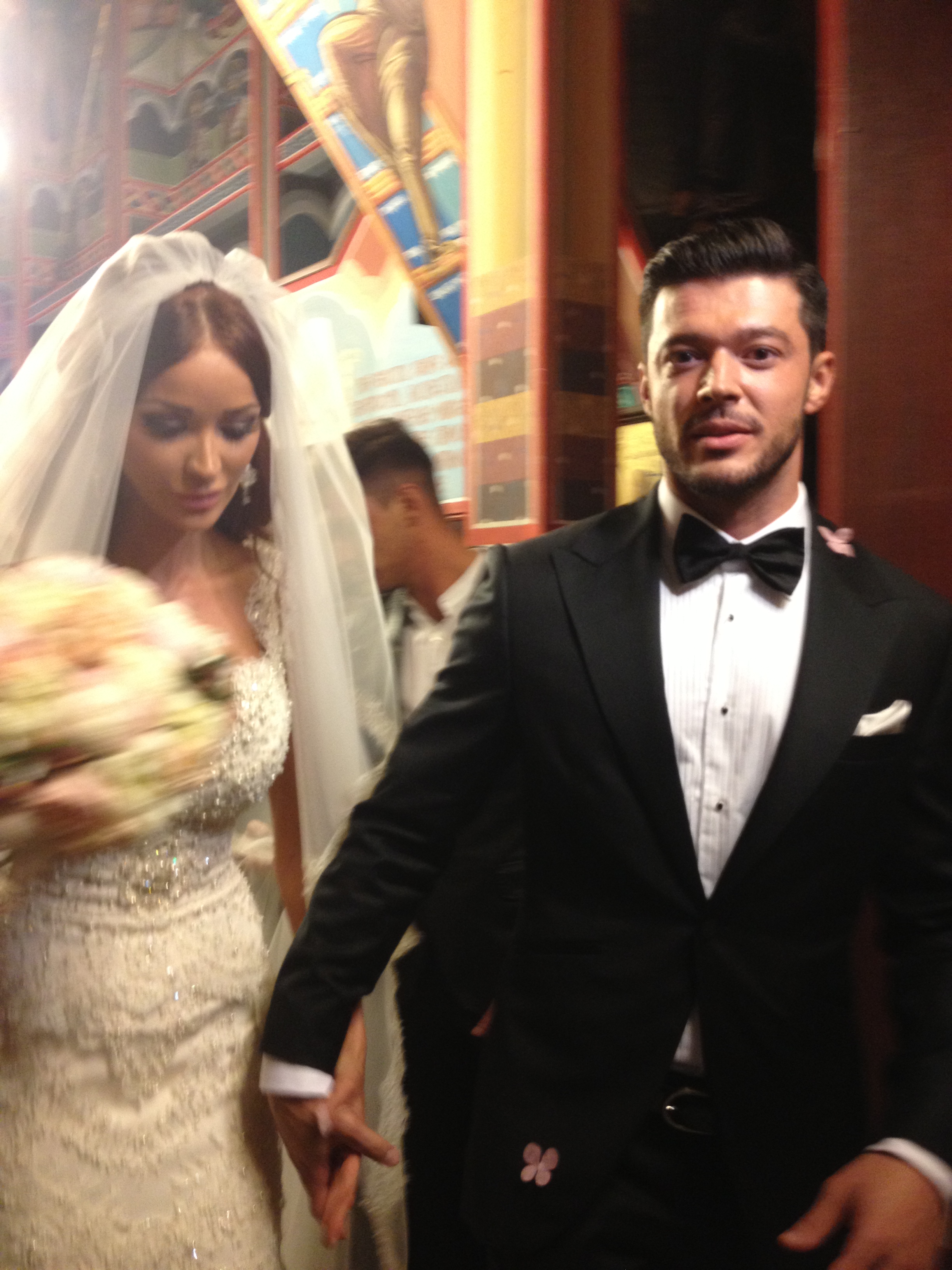 Bianca a fost cam trista la propria nunta