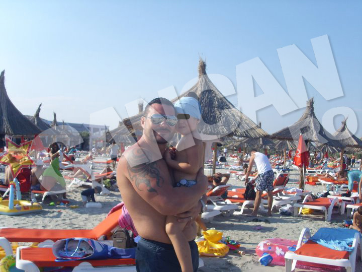 Sotul Catalinei este pachet de muschi. Sportul e o trasatura in familia lui Slav