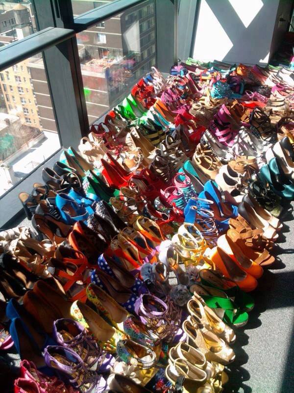 Colectia impresionanta de pantofi a