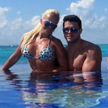 Anda Adam si Victor Slav, pe vremea cand erau impreuna